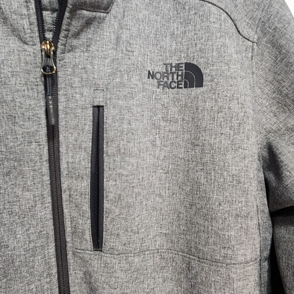 The North Face Mens Jacket Size Large Gray WindWall Windbreaker Lined Pockets